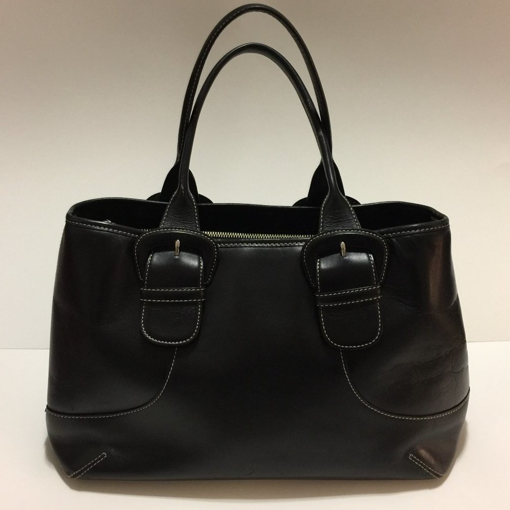 COLE HAAN LEATHER LARGE ORGANIZER  BAG